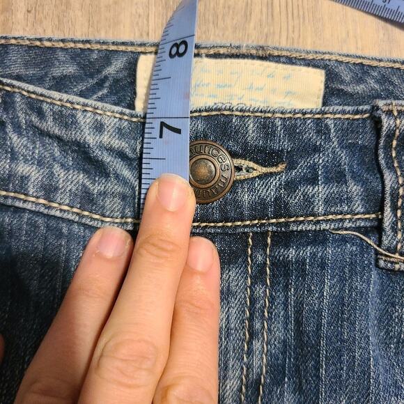Maurices size 1/2 women's Laney bootcut white washed jeans - Picture 10 of 11